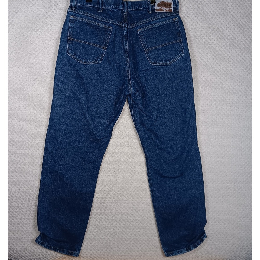 Wrangler Pro Rodeo Jeans Mens 36x32 Blue Denim Rugged Straight Workwear - Picture 4 of 6